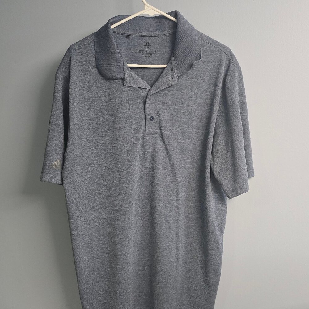 Adidas Gray Polo LT like new! Barely worn.